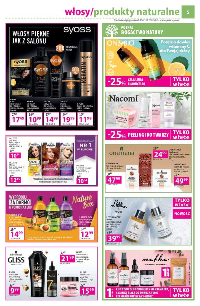 Gazetka promocyjna Hebe str. 5