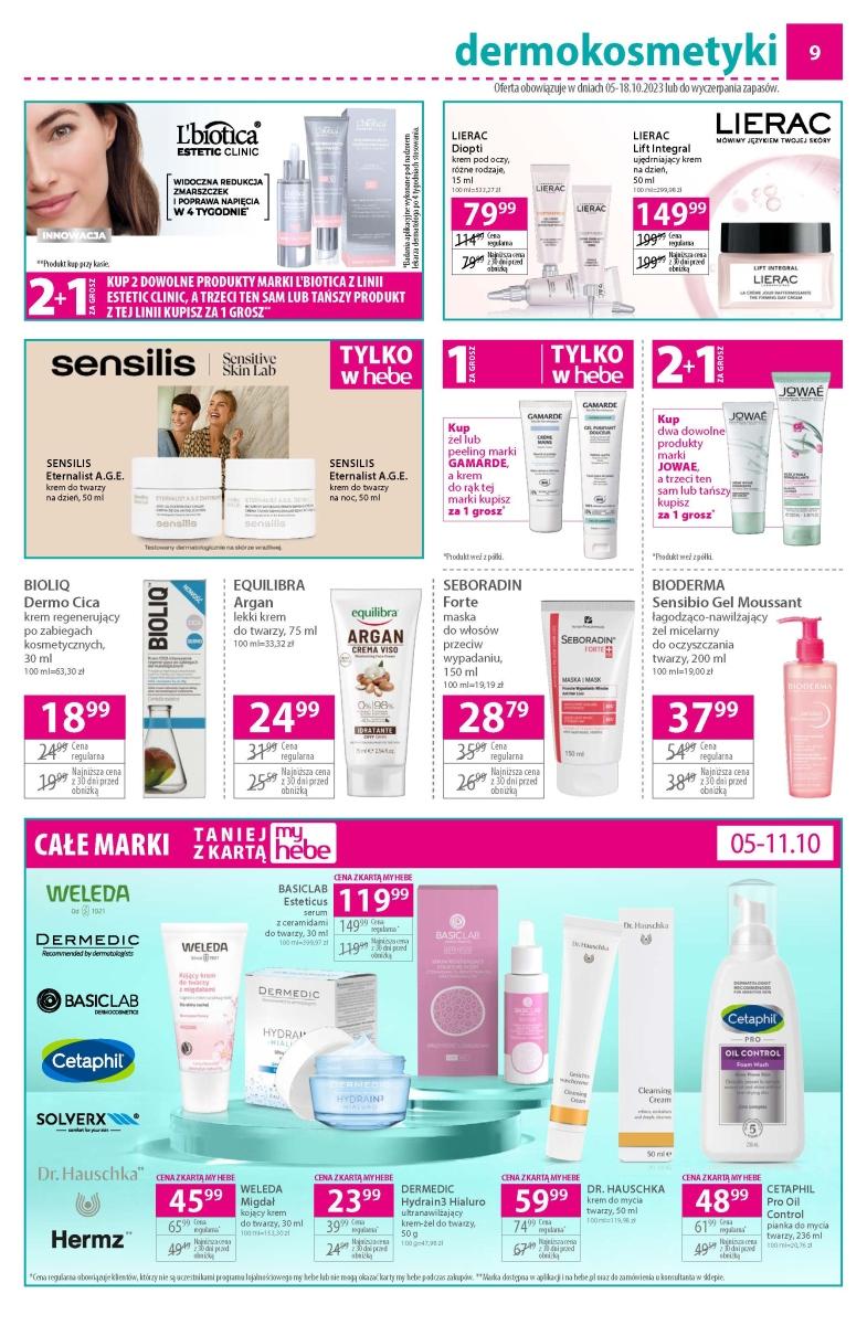 Gazetka promocyjna Hebe str. 9