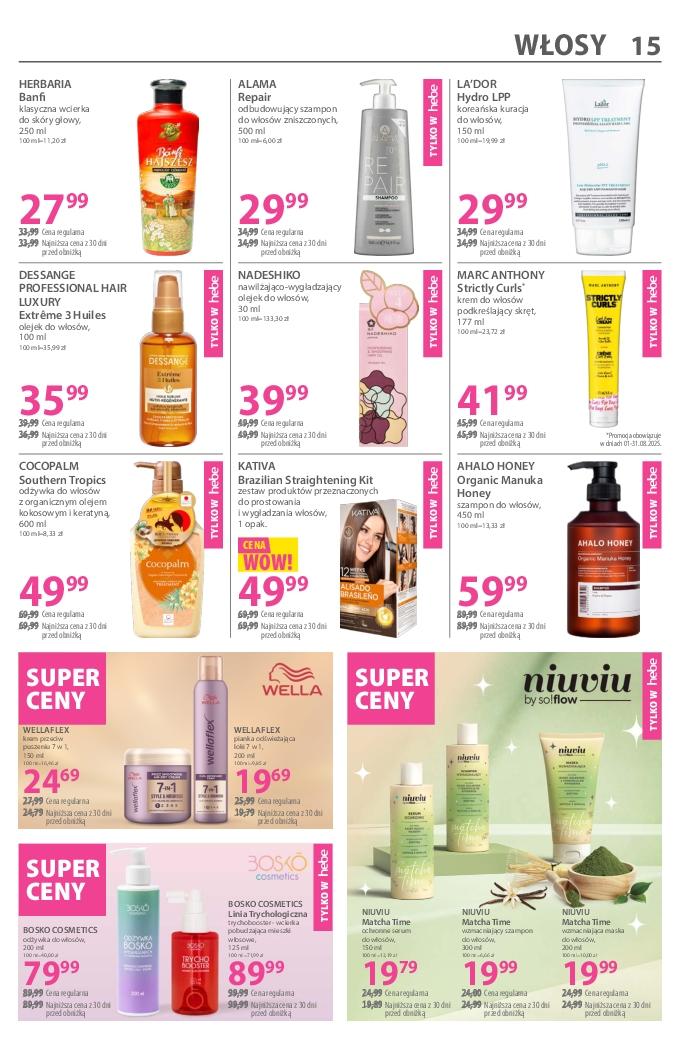 Gazetka promocyjna Hebe str. 15