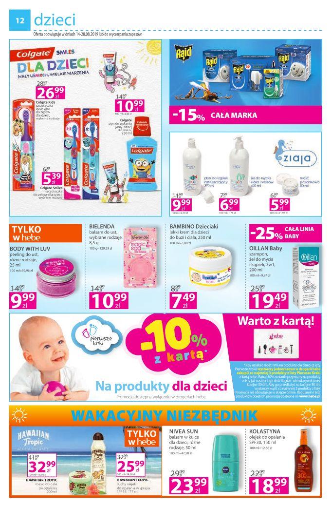 Gazetka promocyjna Hebe str. 12