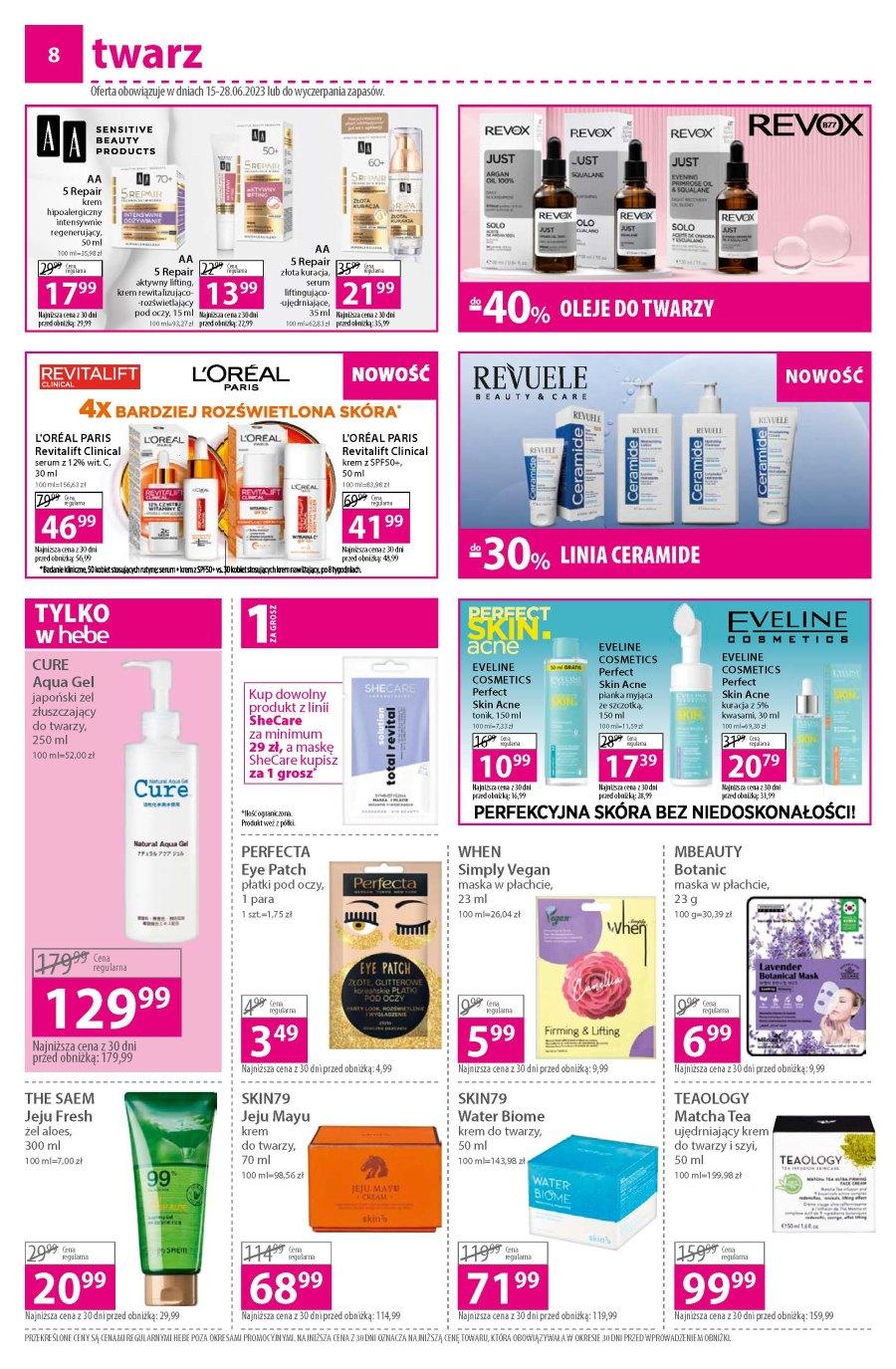 Gazetka promocyjna Hebe str. 8