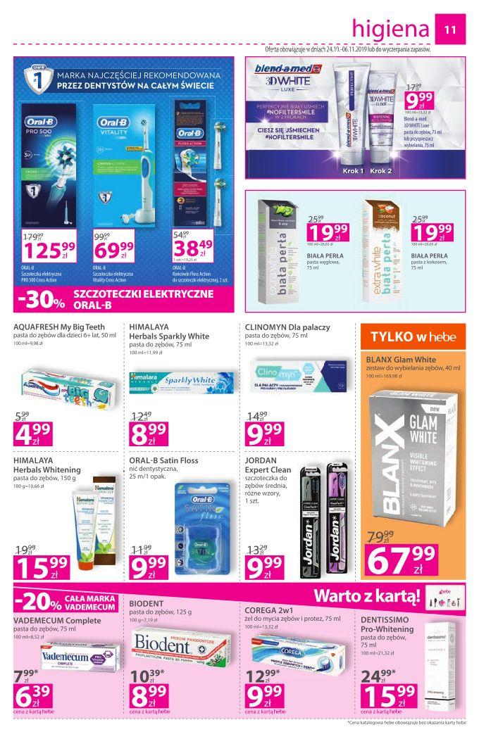 Gazetka promocyjna Hebe str. 11