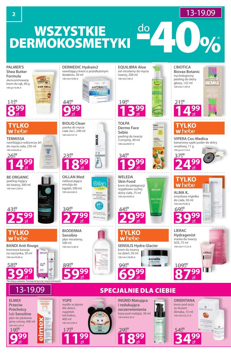 Gazetka promocyjna Hebe str. 2