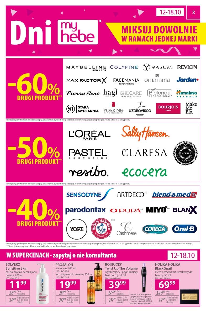 Gazetka promocyjna Hebe str. 3