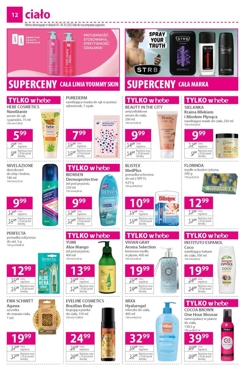 Gazetka promocyjna Hebe str. 12