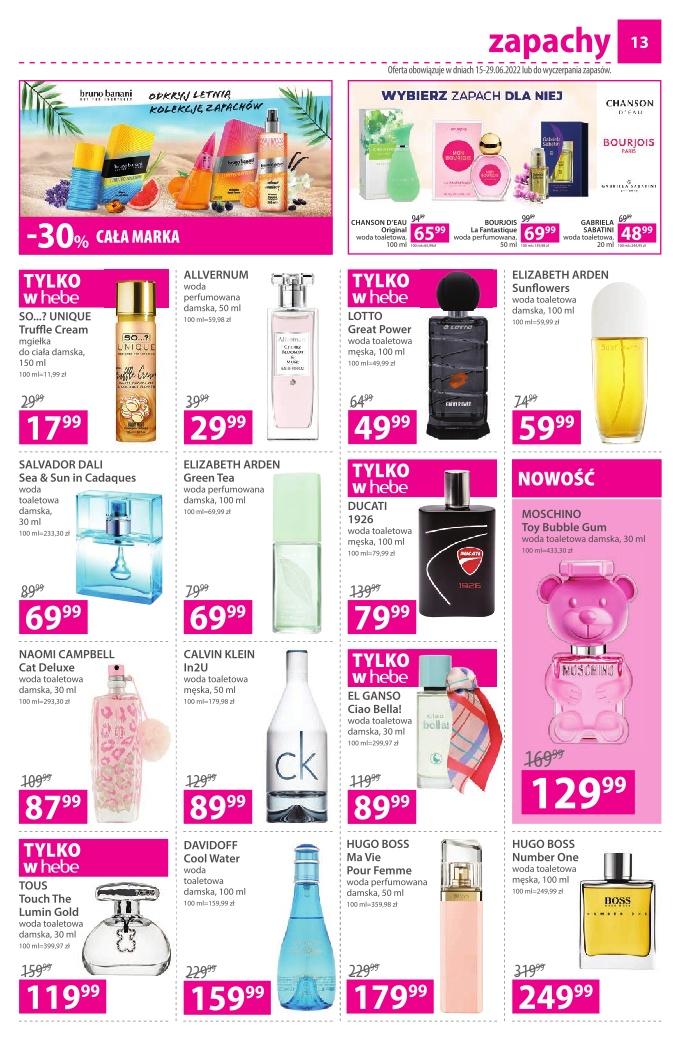 Gazetka promocyjna Hebe str. 13