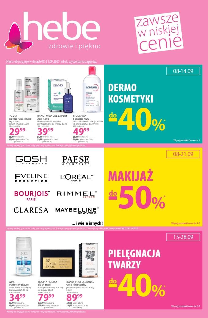 Gazetka promocyjna Hebe str. 1