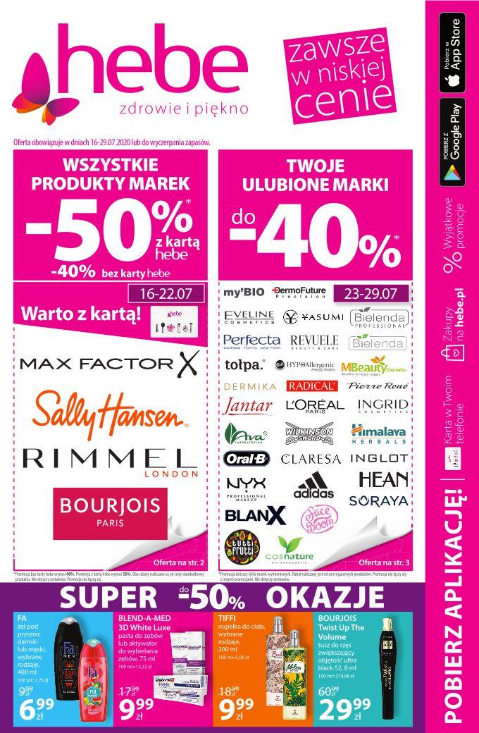 Gazetka promocyjna Hebe str. 1
