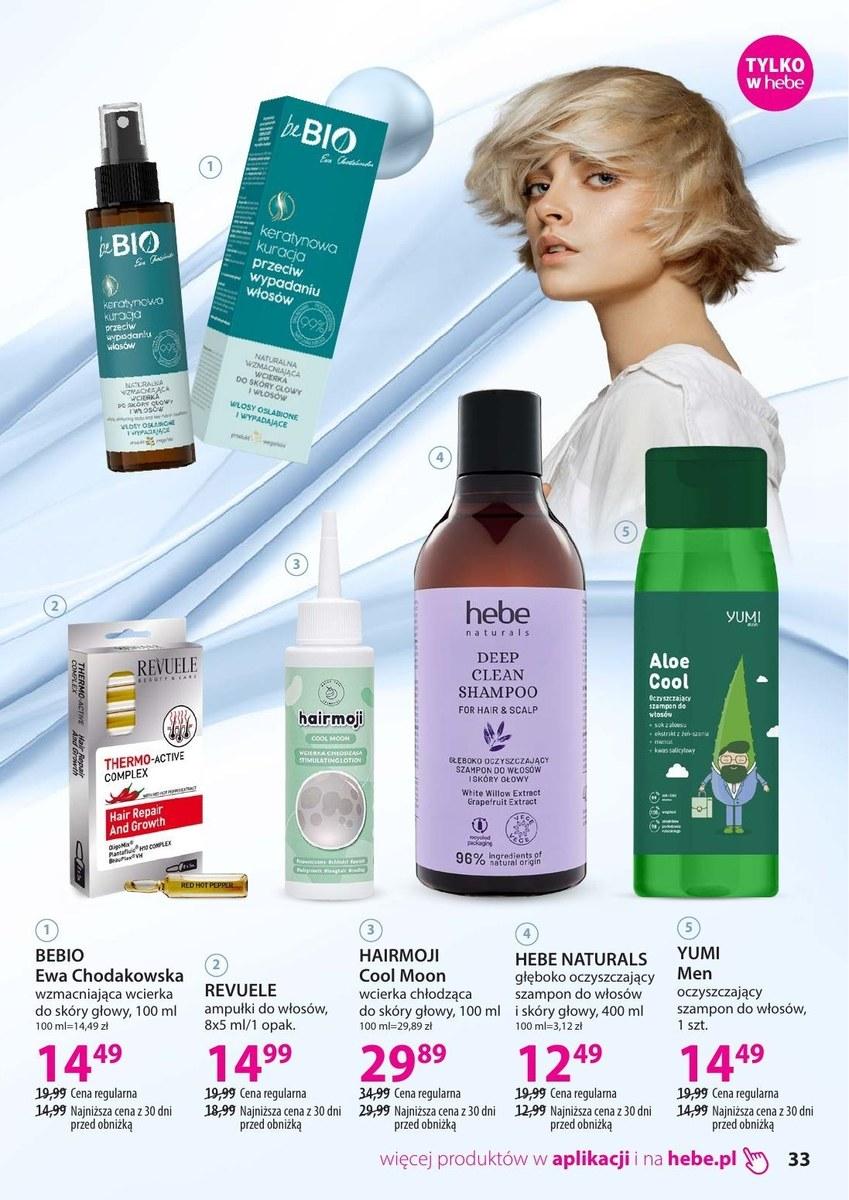 Gazetka promocyjna Hebe str. 33