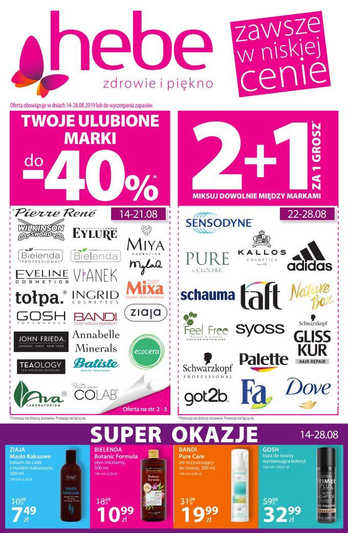 Gazetka promocyjna Hebe str. 1