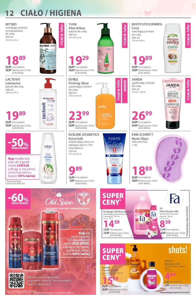 Gazetka promocyjna Hebe str. 12