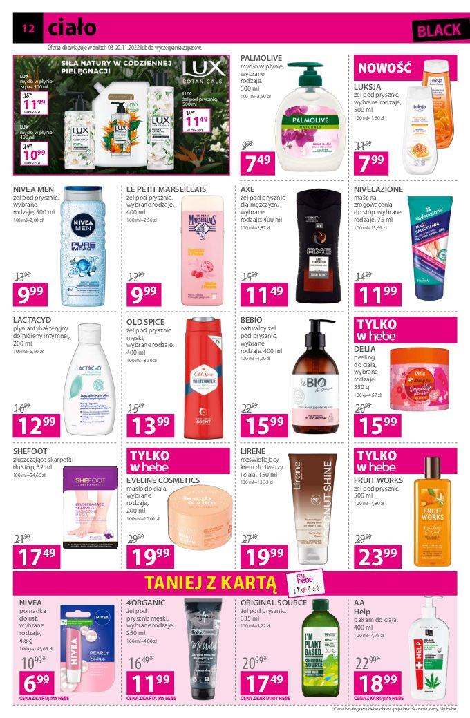Gazetka promocyjna Hebe str. 12