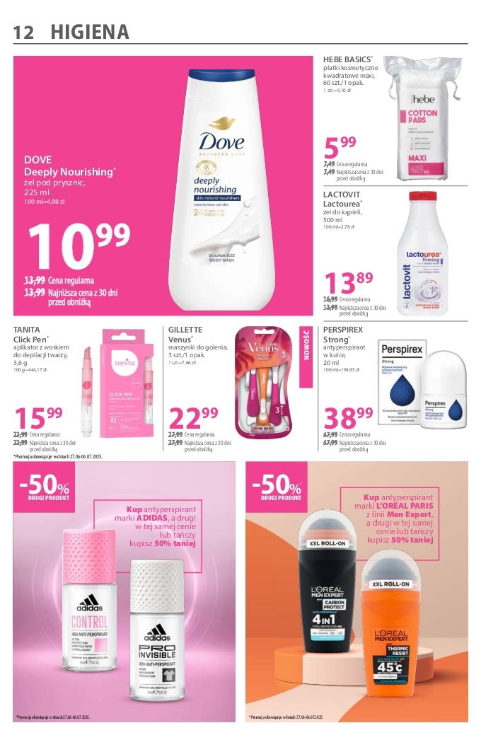 Gazetka promocyjna Hebe str. 12