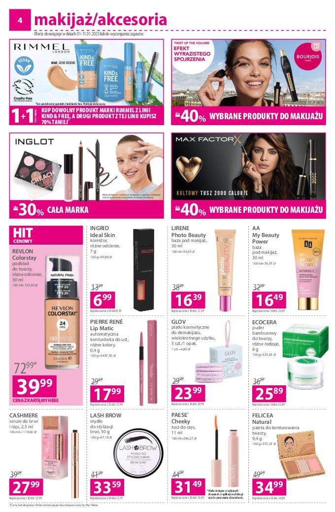 Gazetka promocyjna Hebe str. 4
