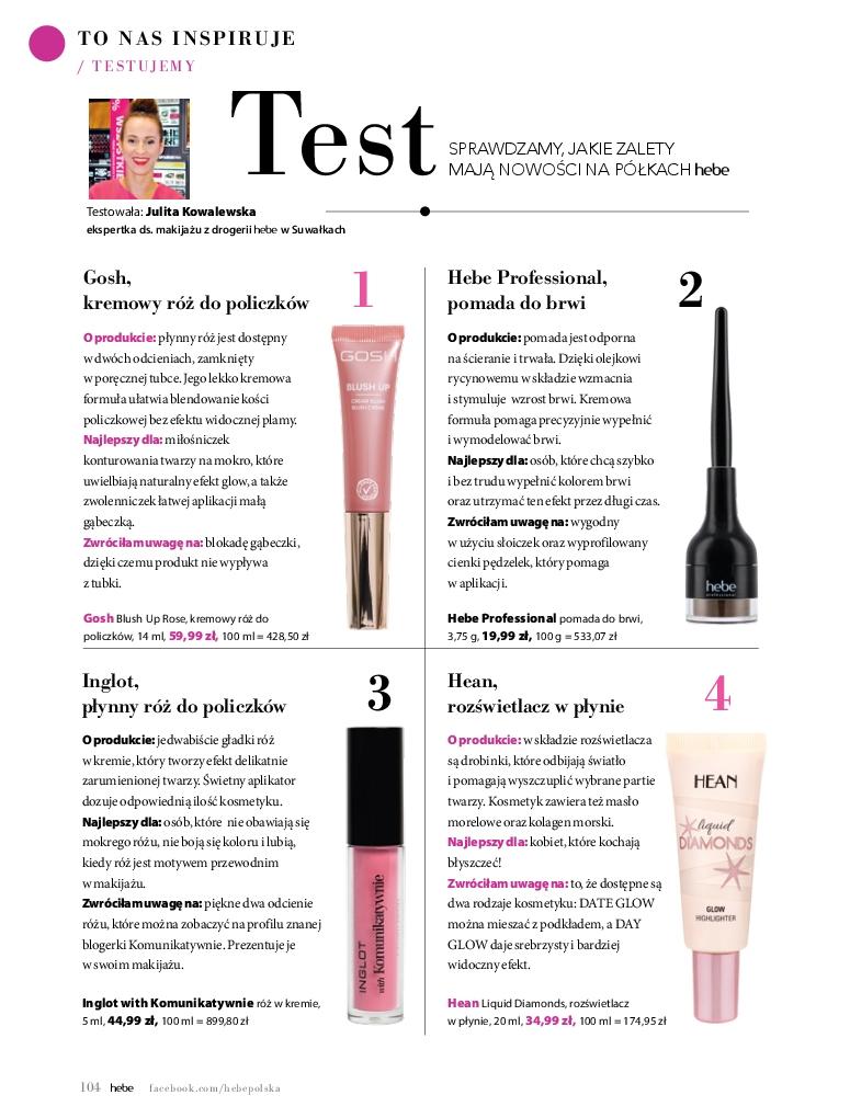 Gazetka promocyjna Hebe str. 104
