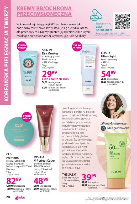 Gazetka promocyjna Hebe str. 28