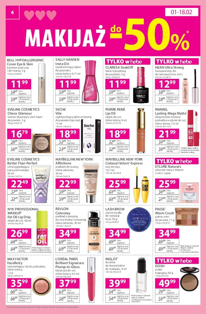 Gazetka promocyjna Hebe str. 4