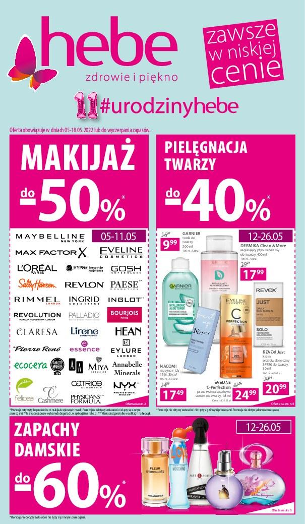 Gazetka promocyjna Hebe str. 1
