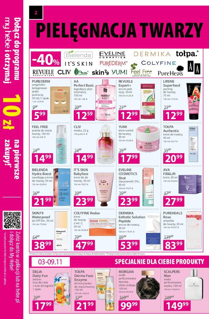 Gazetka promocyjna Hebe str. 2