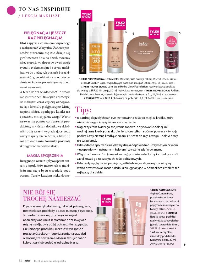 Gazetka promocyjna Hebe str. 84