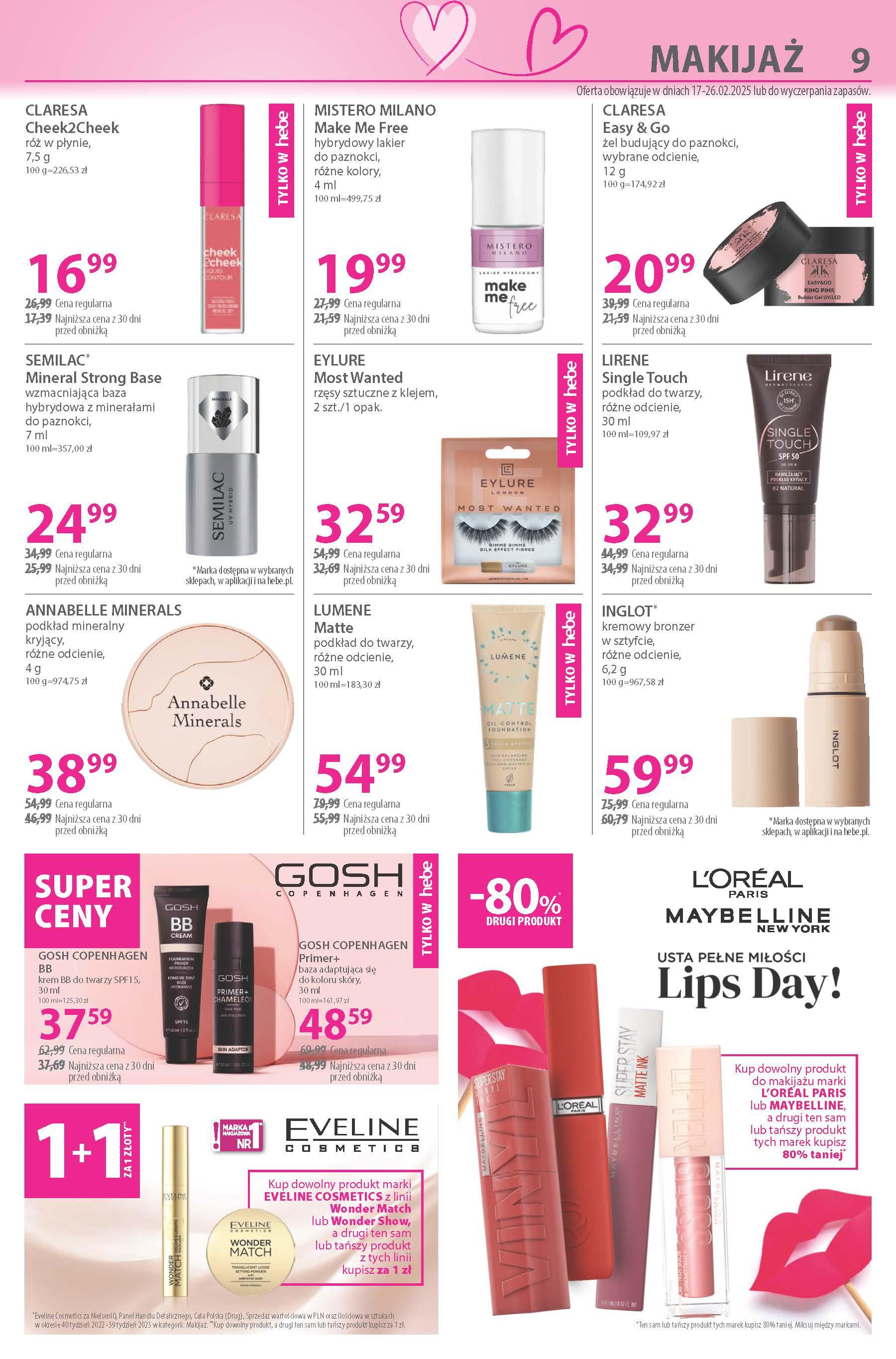 Gazetka promocyjna Hebe str. 9