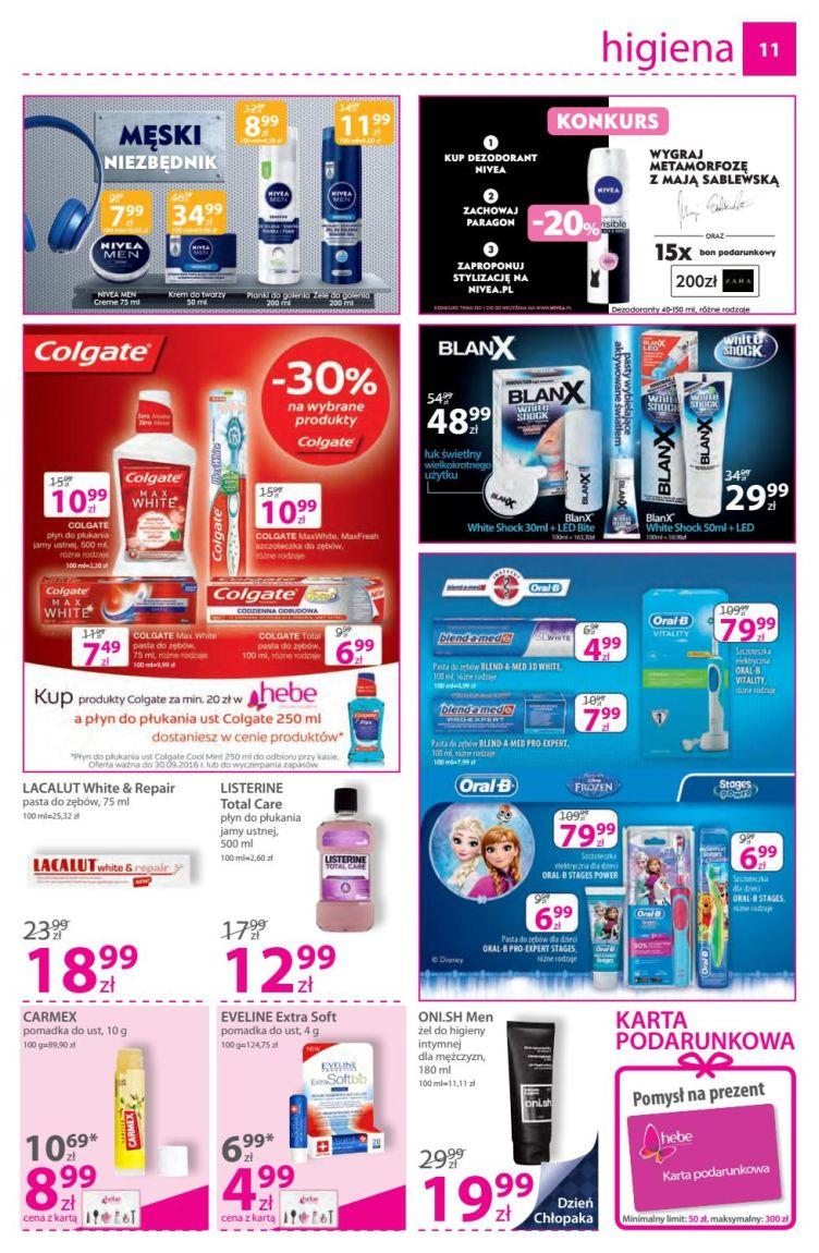 Gazetka promocyjna Hebe str. 11