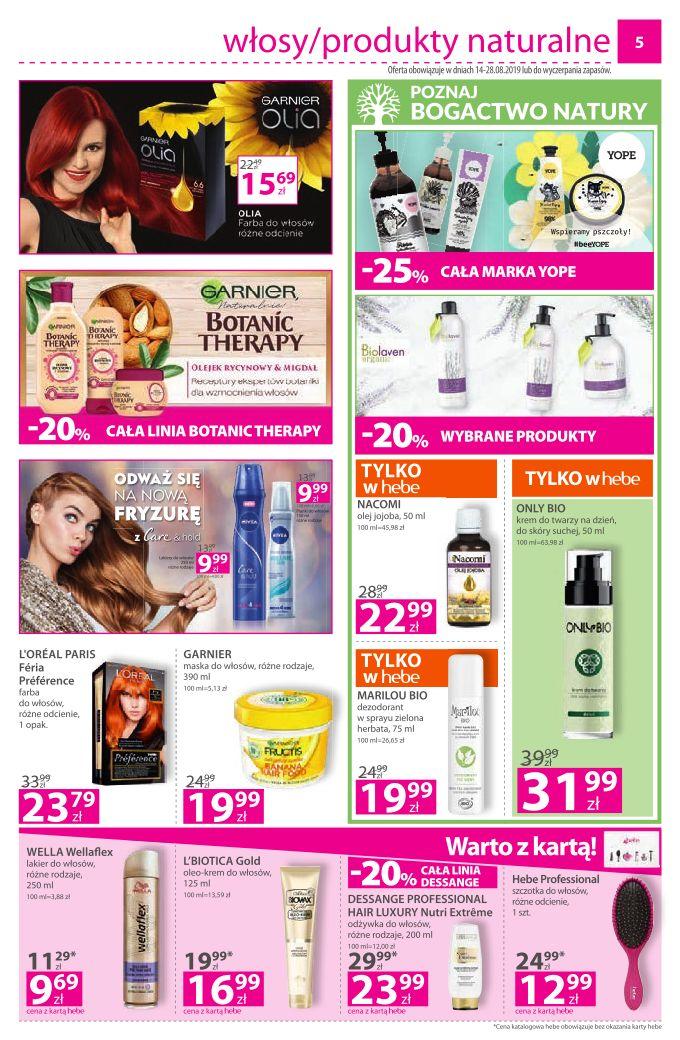 Gazetka promocyjna Hebe str. 5