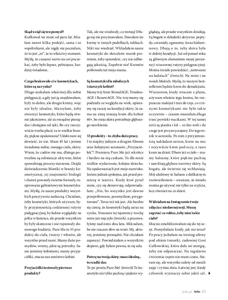 Gazetka promocyjna Hebe str. 21