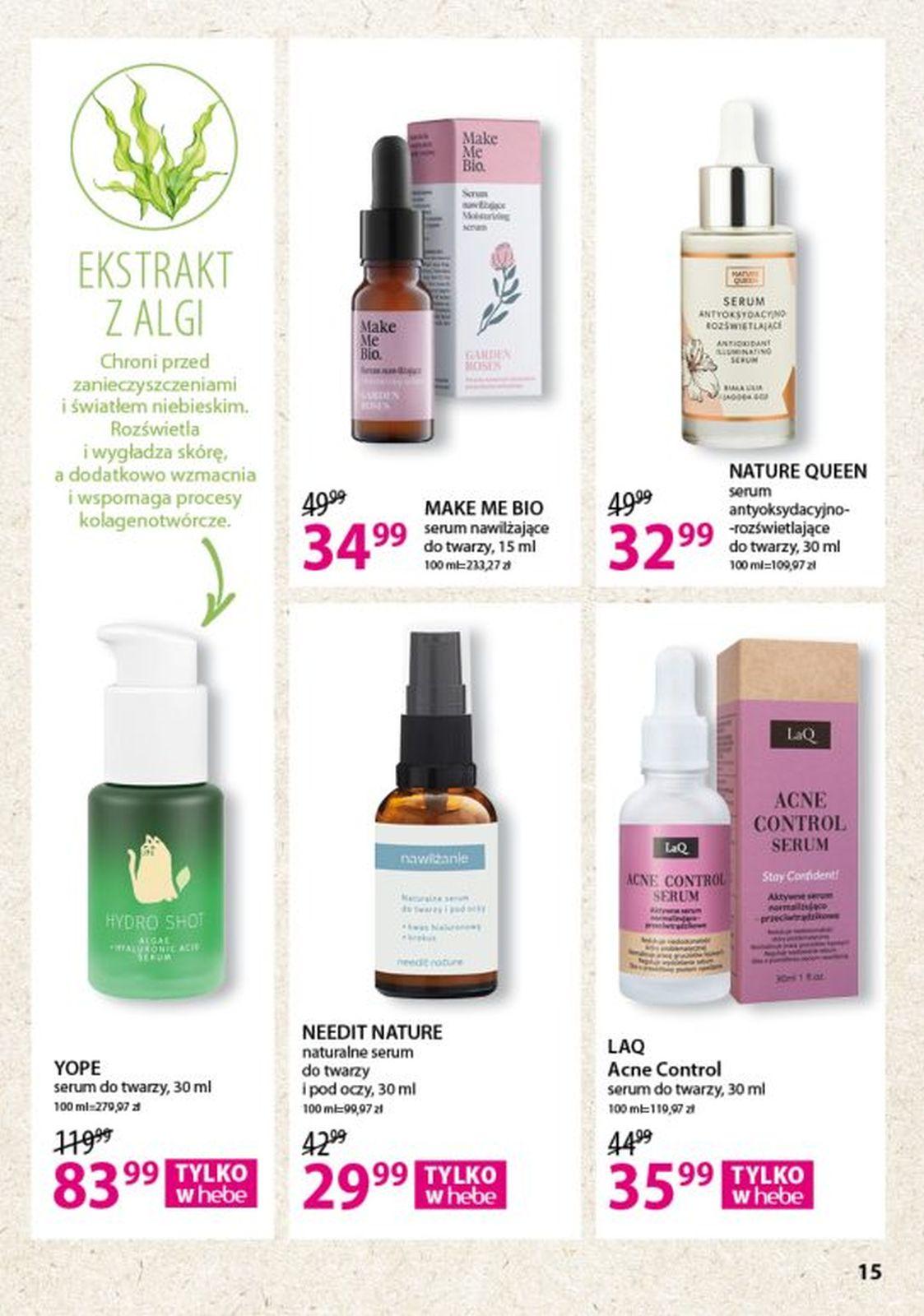 Gazetka promocyjna Hebe str. 15