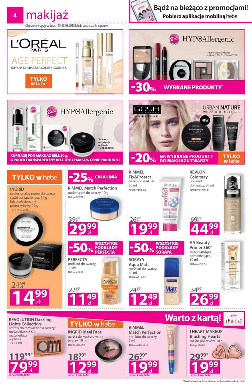 Gazetka promocyjna Hebe str. 4