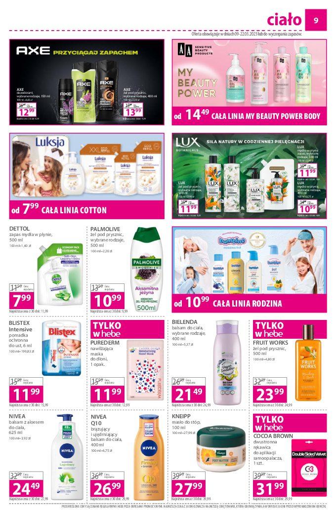 Gazetka promocyjna Hebe str. 9