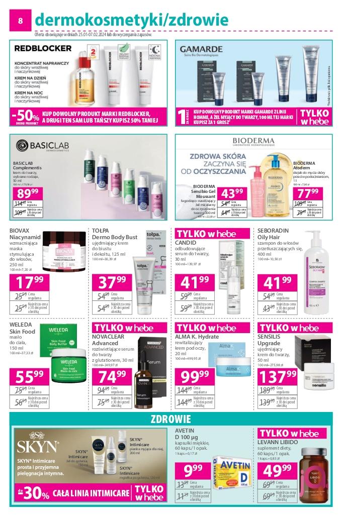 Gazetka promocyjna Hebe str. 8