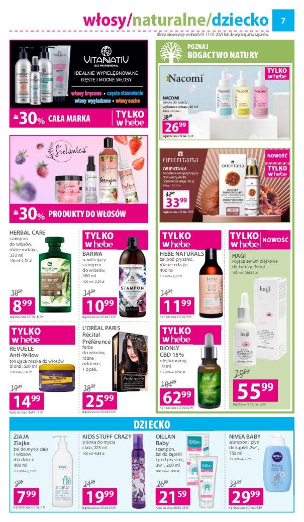 Gazetka promocyjna Hebe str. 7