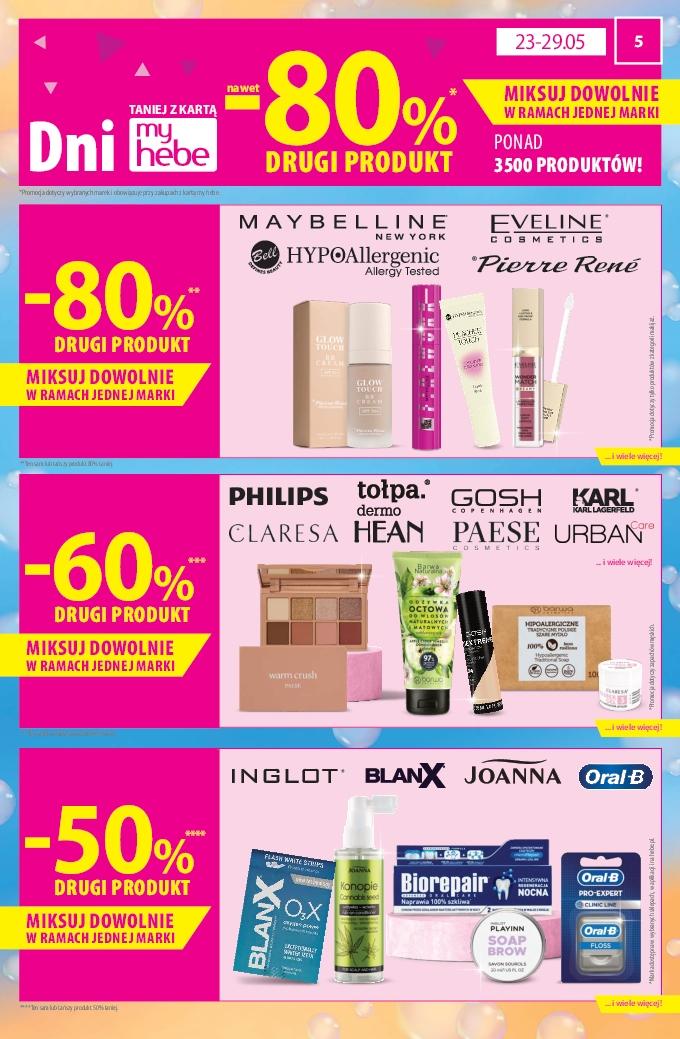 Gazetka promocyjna Hebe str. 5