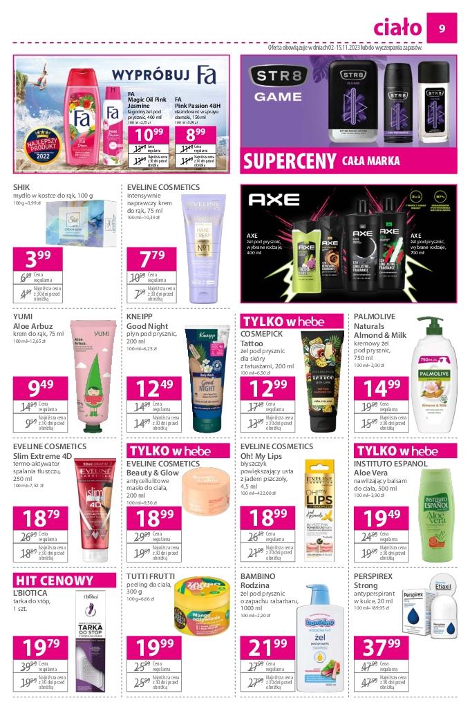 Gazetka promocyjna Hebe str. 9