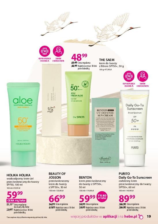 Gazetka promocyjna Hebe str. 19