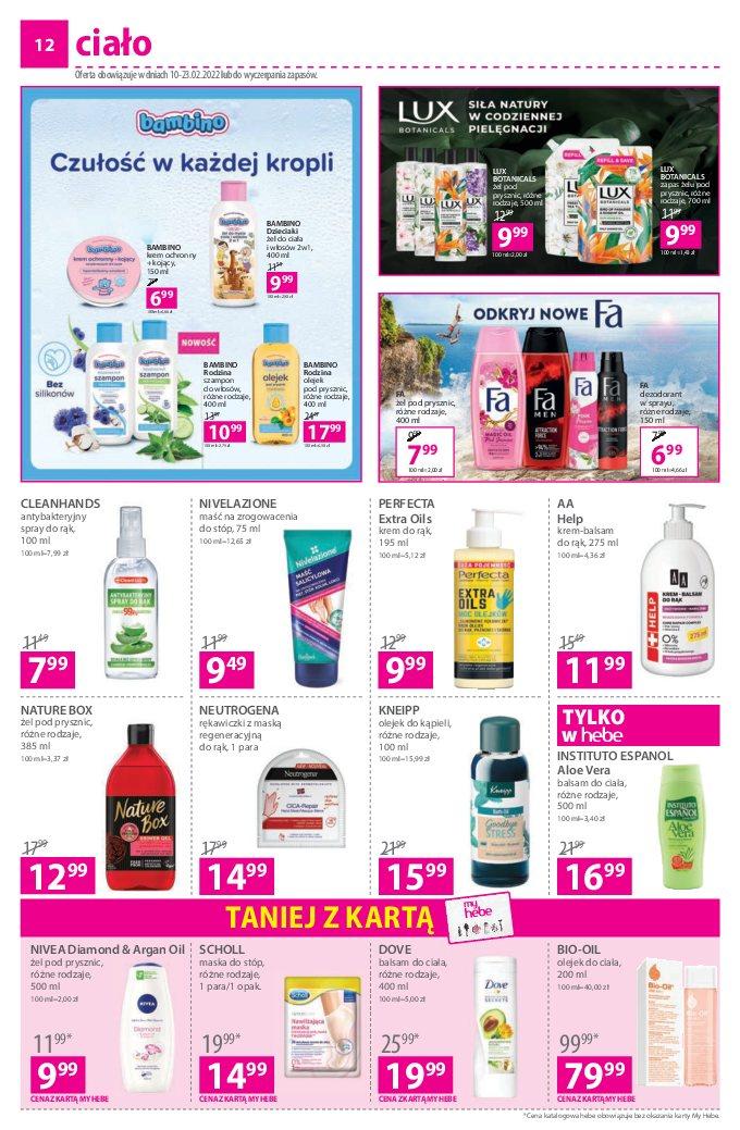Gazetka promocyjna Hebe str. 12