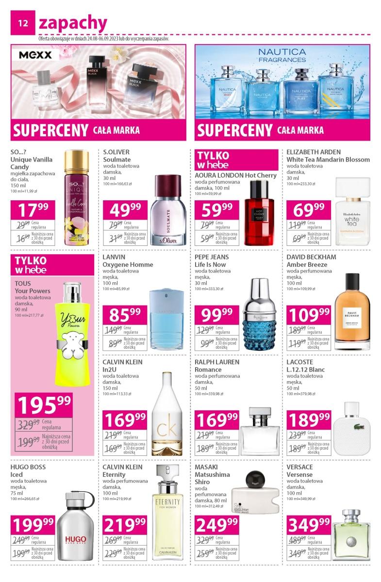Gazetka promocyjna Hebe str. 12
