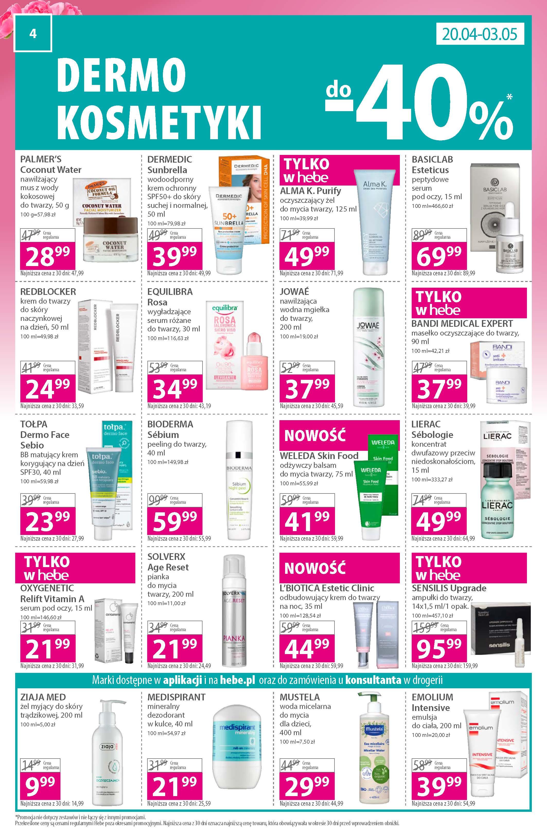 Gazetka promocyjna Hebe str. 4
