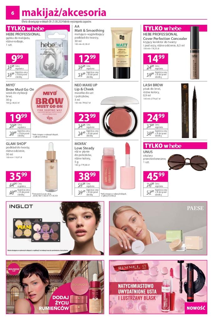 Gazetka promocyjna Hebe str. 6