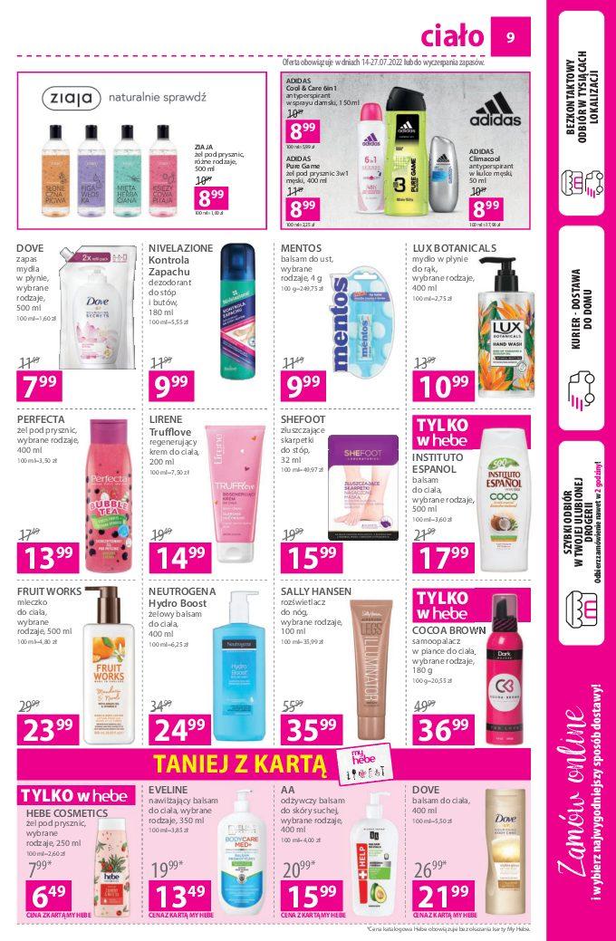 Gazetka promocyjna Hebe str. 9