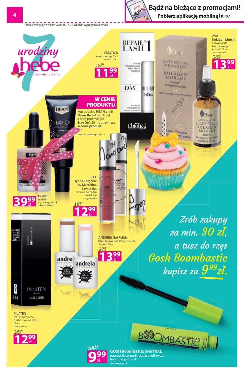 Gazetka promocyjna Hebe str. 4