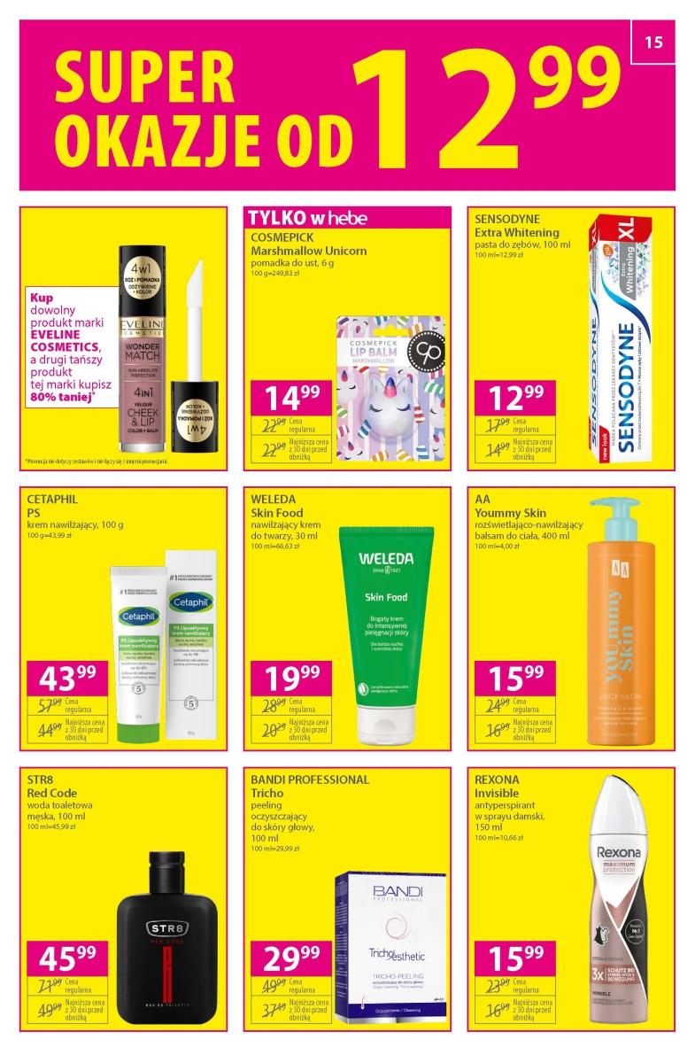 Gazetka promocyjna Hebe str. 15