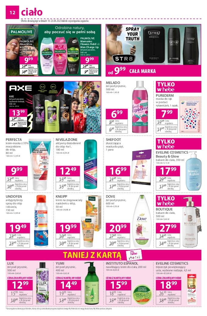 Gazetka promocyjna Hebe str. 12