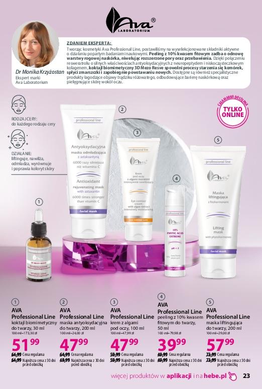 Gazetka promocyjna Hebe str. 23
