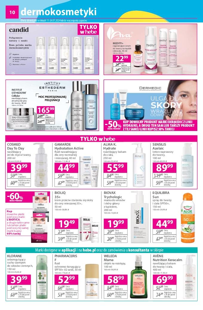 Gazetka promocyjna Hebe str. 10