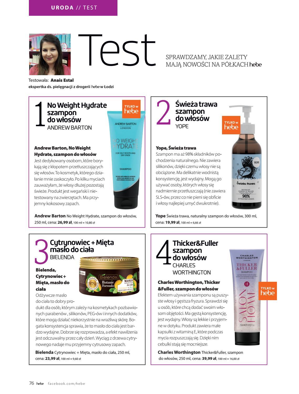 Gazetka promocyjna Hebe str. 76