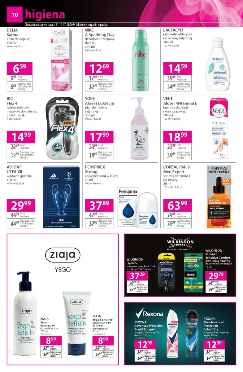 Gazetka promocyjna Hebe str. 10