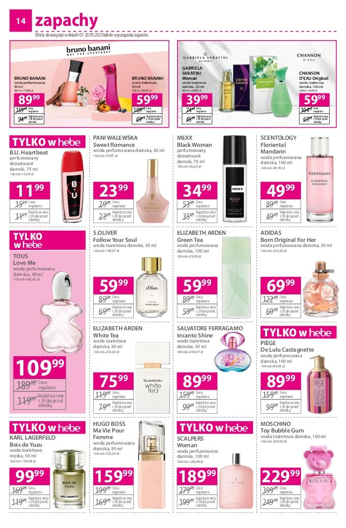 Gazetka promocyjna Hebe str. 14