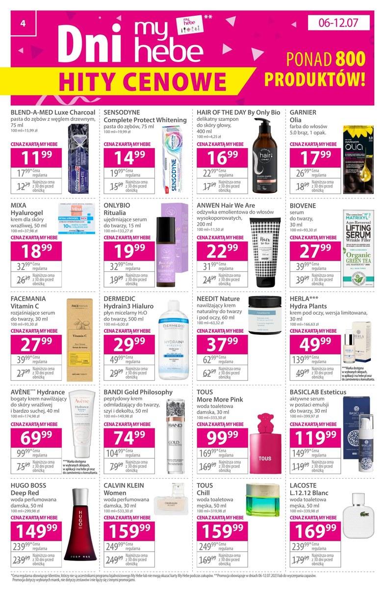 Gazetka promocyjna Hebe str. 4